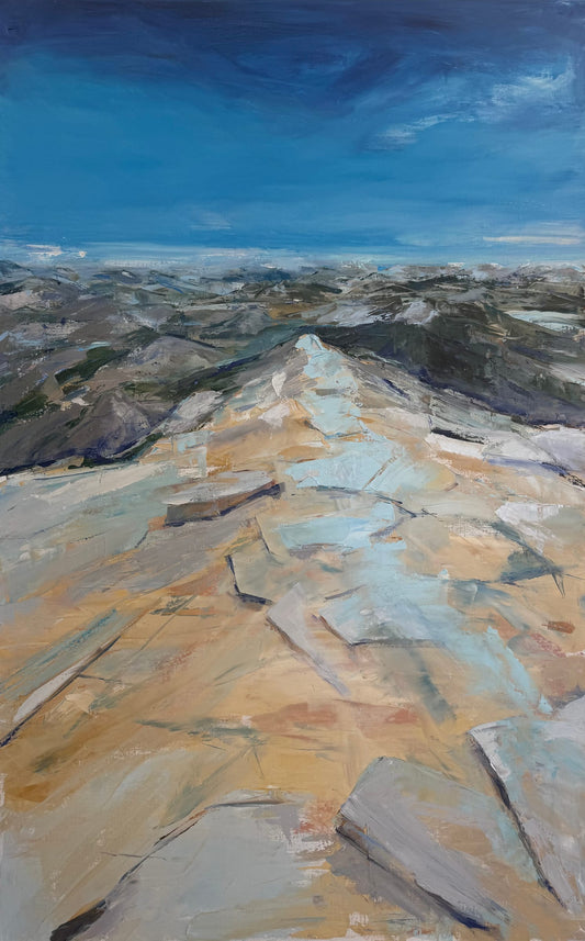 Walk to Infinity, Oil on canvas by Agnieszka Pyszczak